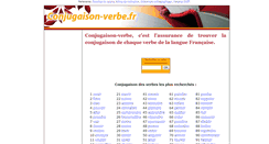 Desktop Screenshot of conjugaison-verbe.fr